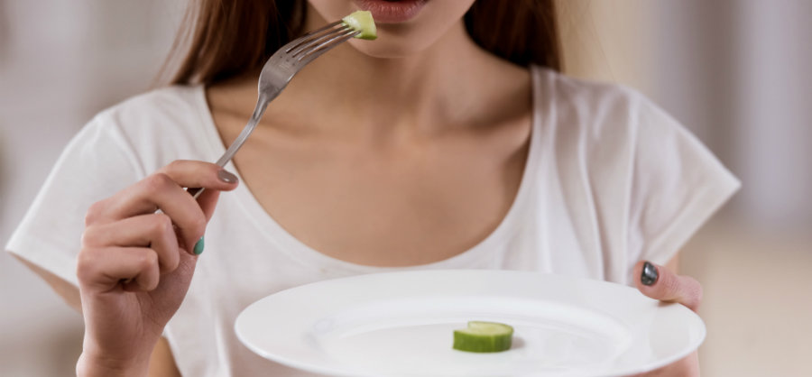 Anorexia nervosa eetpatroon