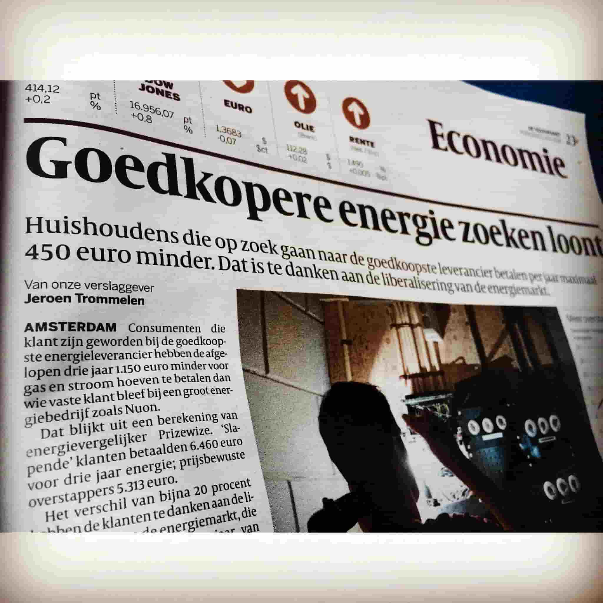 volkskrant prizewize energie