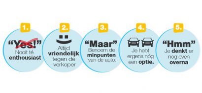 5 gouden onderhandeltips bij het kopen van een auto