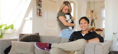 “Shit, de douche stroomt al…”