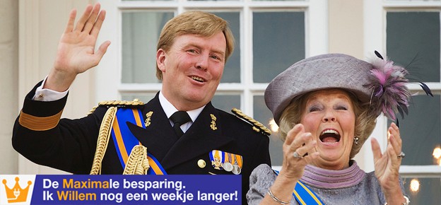 Koningsdeals Willem nog een weekje langer