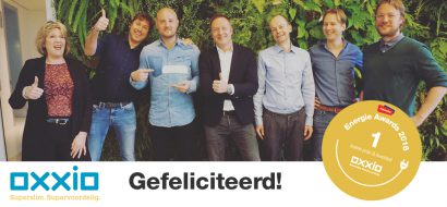 Energie Awards 2018: Oxxio wint trofee voor derde keer op rij