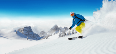 Goed verzekerd de piste op