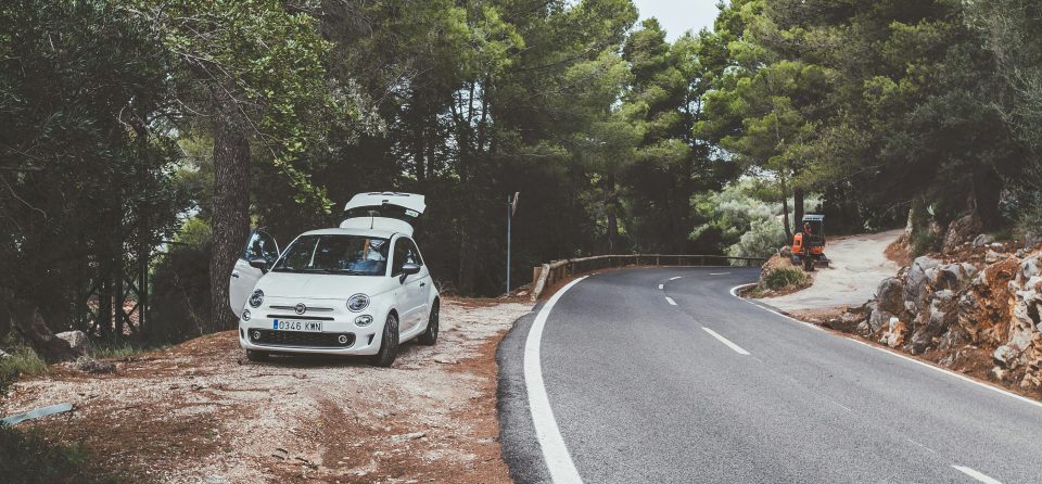Auto op vakantie
