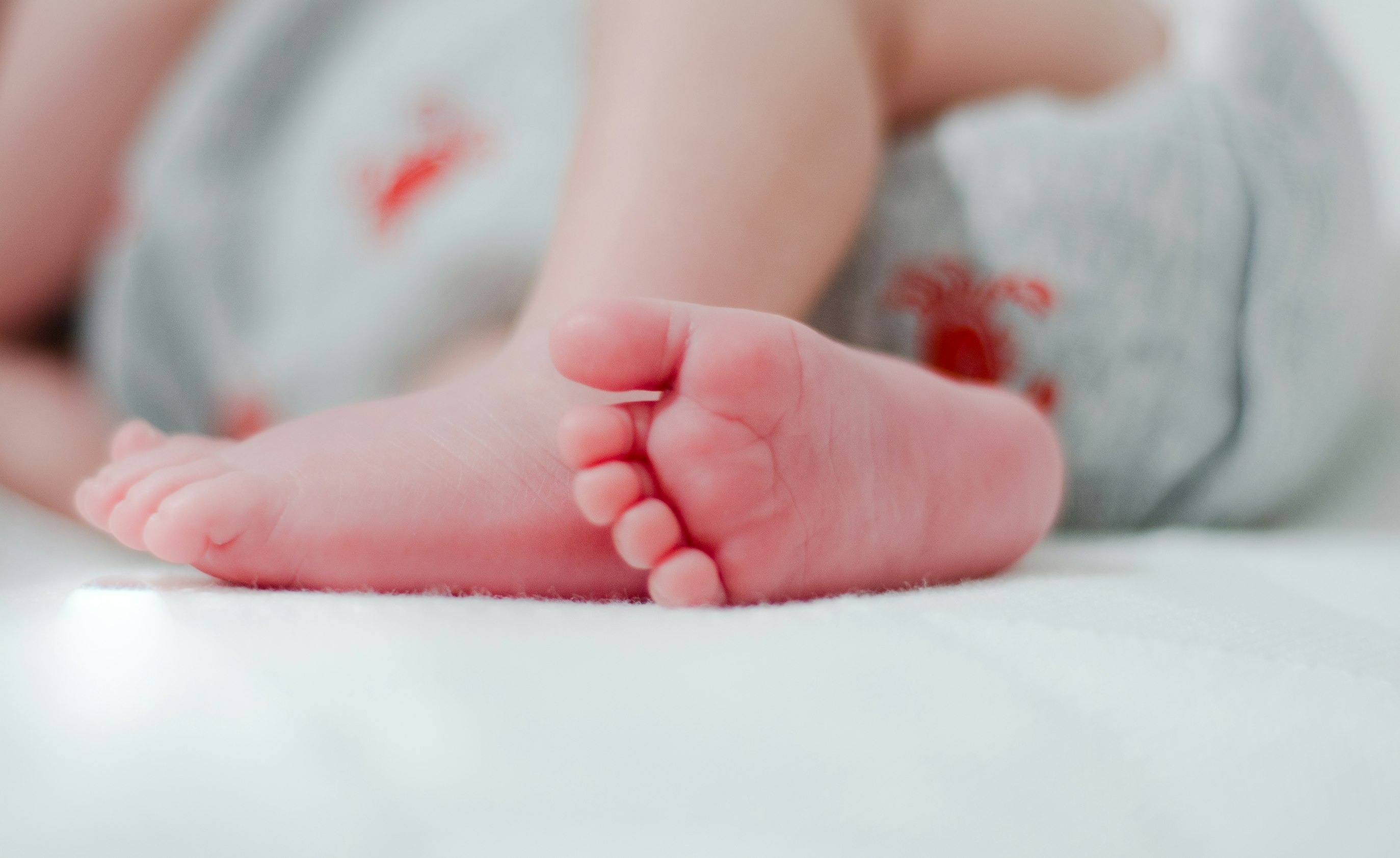 Voetjes van baby
