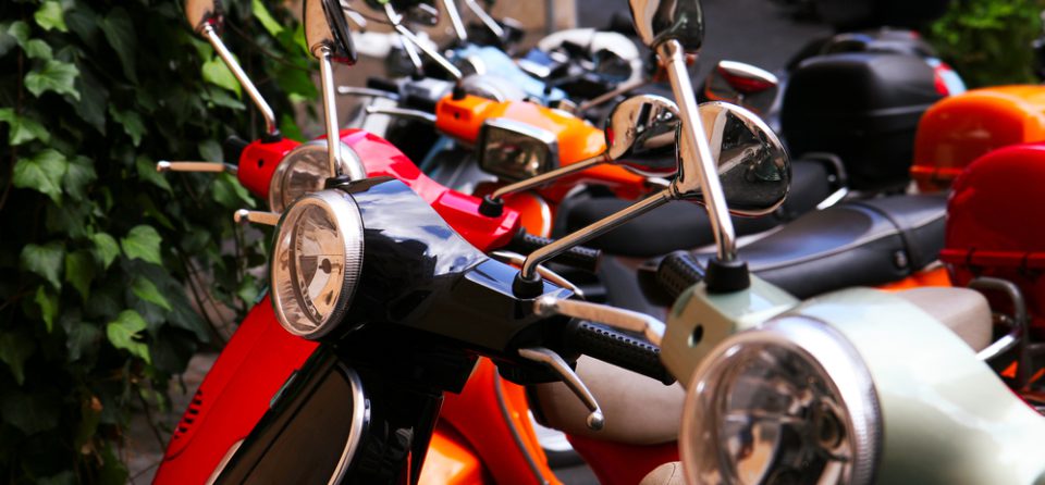 verschillende scooters