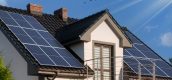 Huis met zonnepanelen