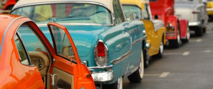 Oltimer-evenement bezoeken Oltimer-evenement bezoeken